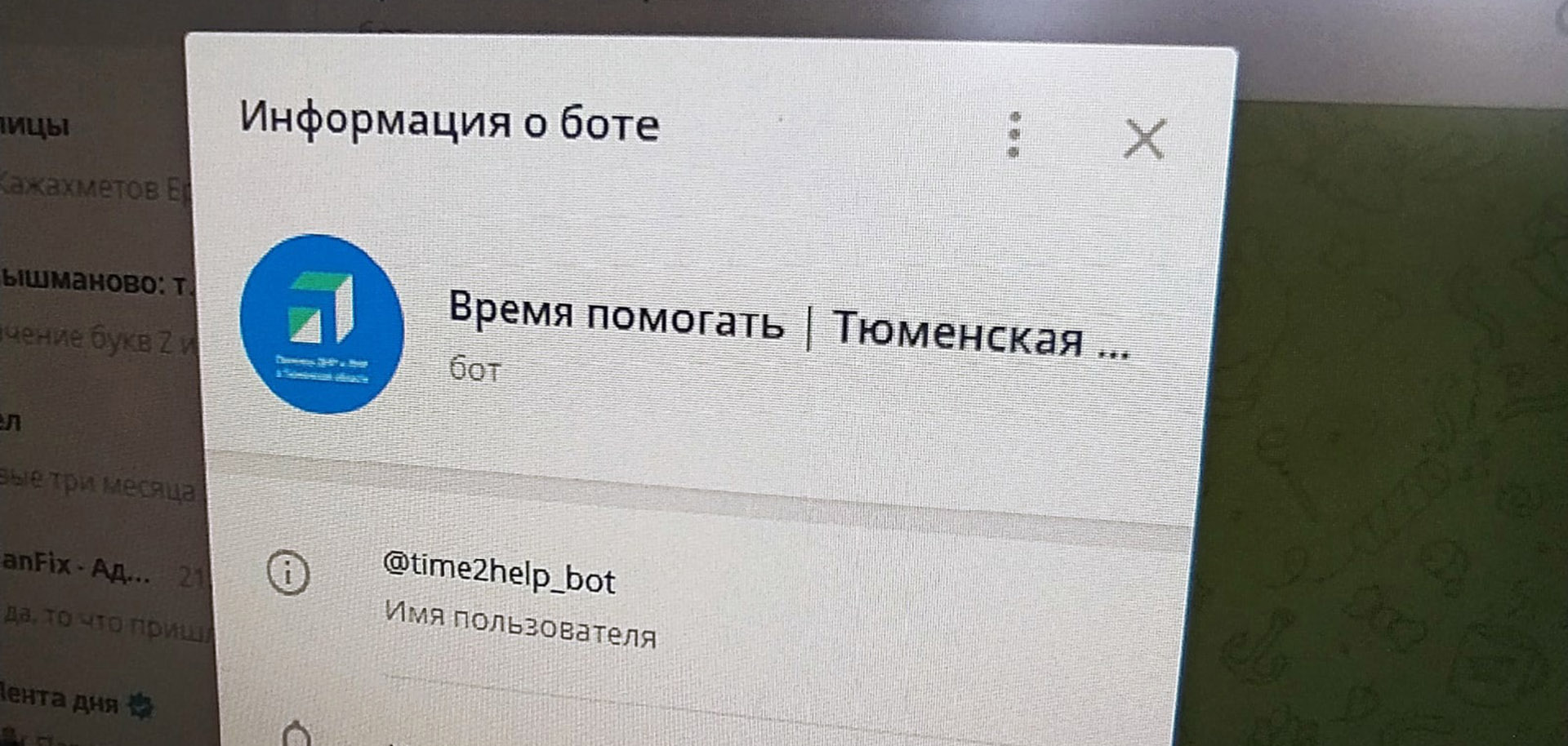 Телеграмм тюмень. Телеграмм бот поддержки.